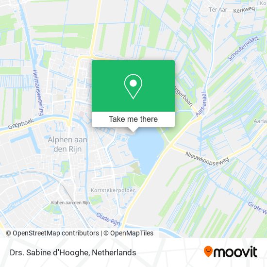 Drs. Sabine d'Hooghe map