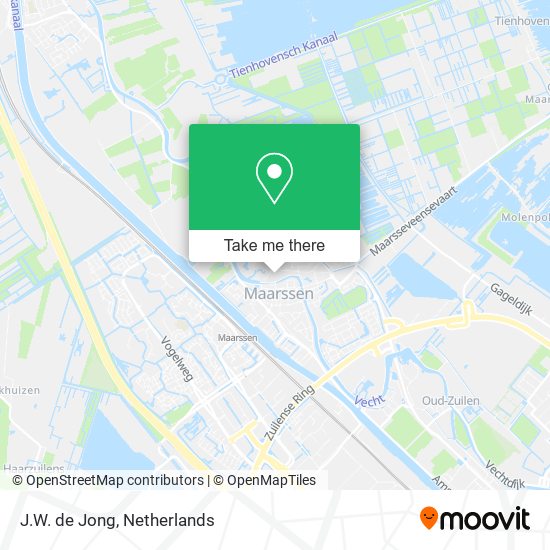 J.W. de Jong map