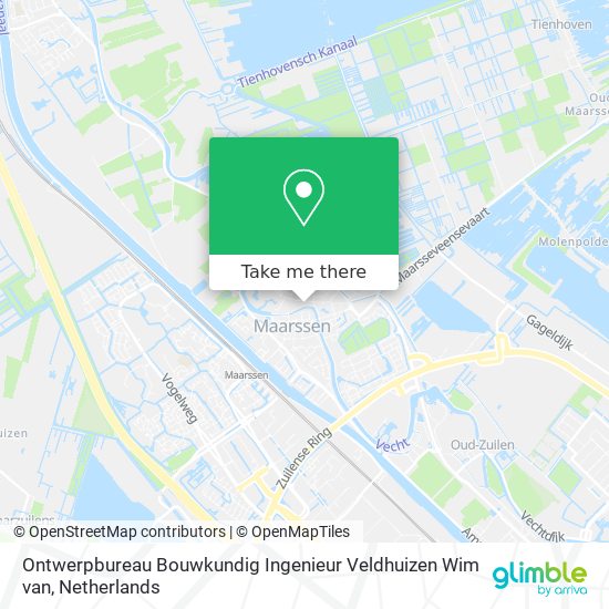 Ontwerpbureau Bouwkundig Ingenieur Veldhuizen Wim van map