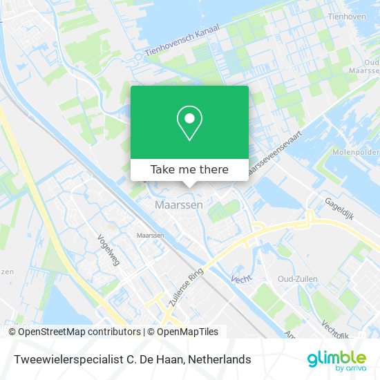 Tweewielerspecialist C. De Haan map