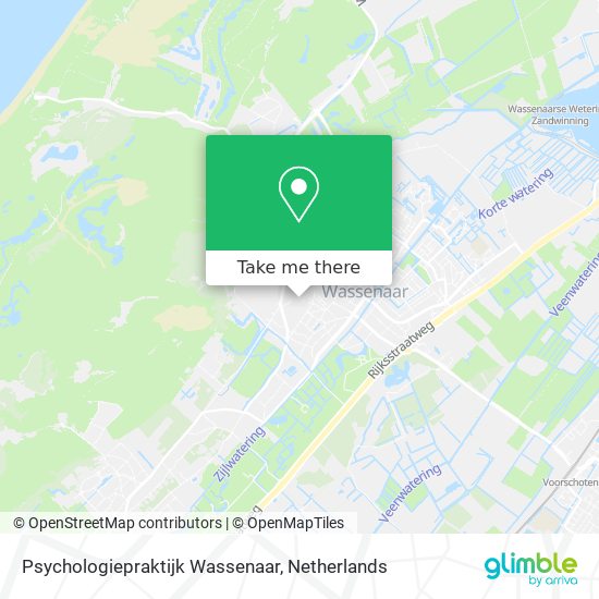 Psychologiepraktijk Wassenaar Karte