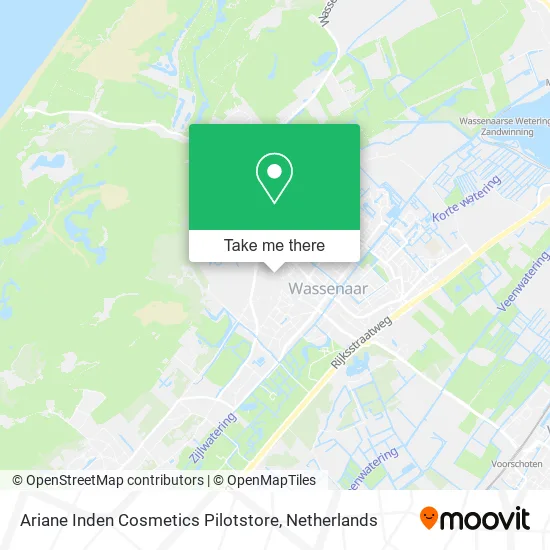 Ariane Inden Cosmetics Pilotstore map