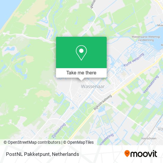 PostNL Pakketpunt Karte