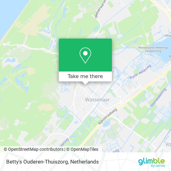 Betty's Ouderen-Thuiszorg map