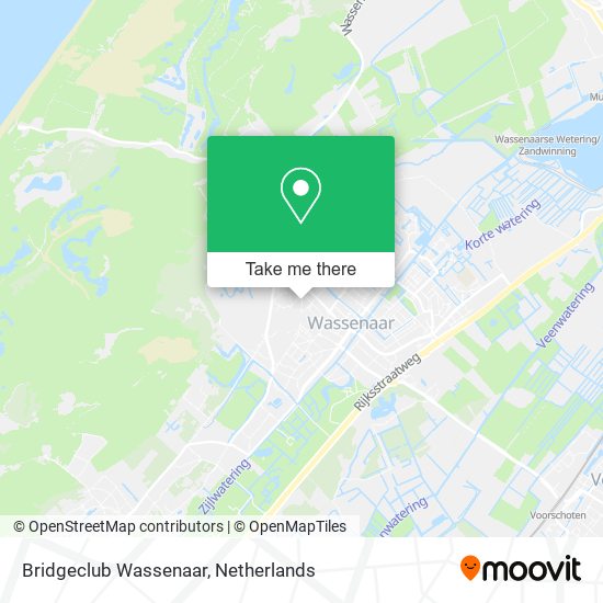 Bridgeclub Wassenaar map