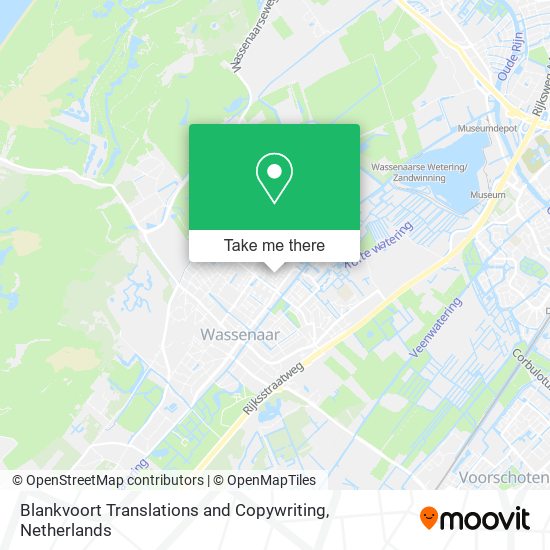 Blankvoort Translations and Copywriting map
