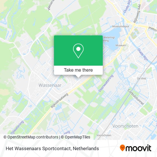 Het Wassenaars Sportcontact map