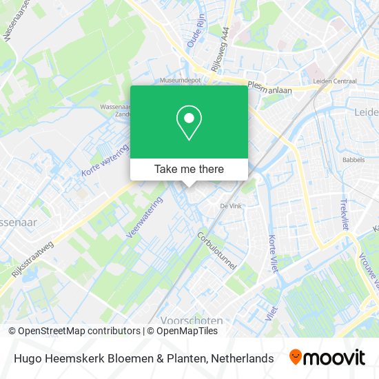 Hugo Heemskerk Bloemen & Planten map