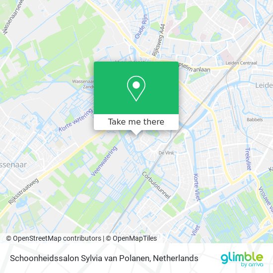 Schoonheidssalon Sylvia van Polanen map