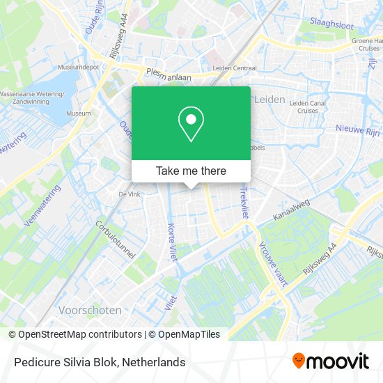 Pedicure Silvia Blok map