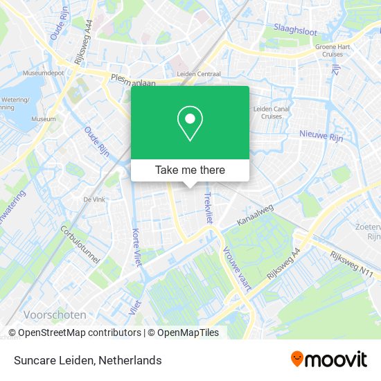 Suncare Leiden map