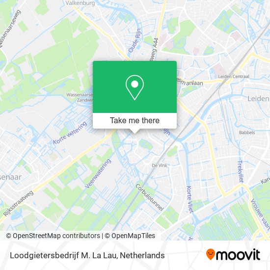 Loodgietersbedrijf M. La Lau map