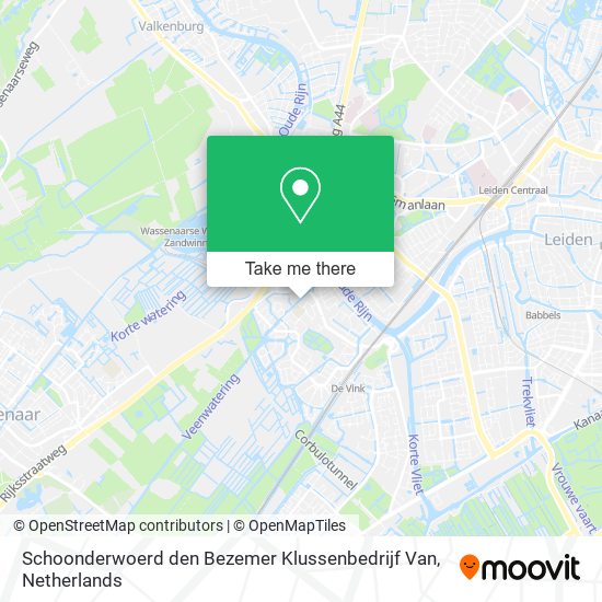 Schoonderwoerd den Bezemer Klussenbedrijf Van map