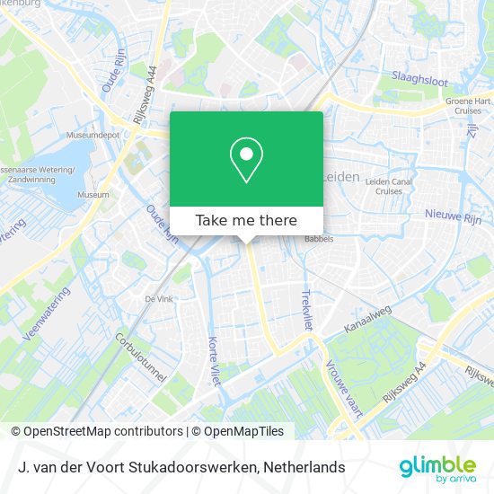 J. van der Voort Stukadoorswerken Karte