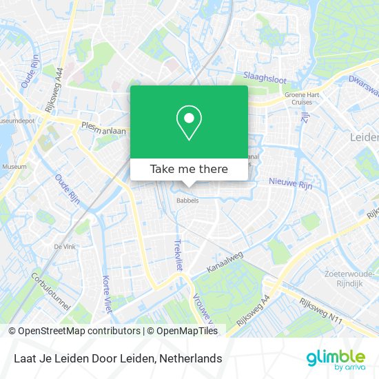 Laat Je Leiden Door Leiden Karte