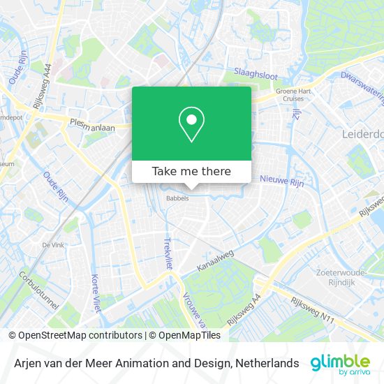 Arjen van der Meer Animation and Design map