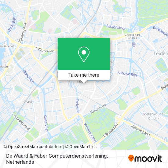 De Waard & Faber Computerdienstverlening map