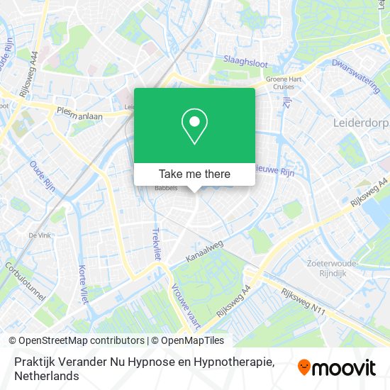 Praktijk Verander Nu Hypnose en Hypnotherapie Karte