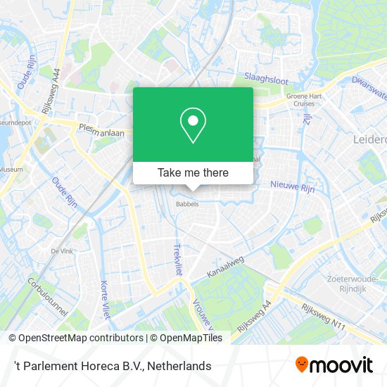 't Parlement Horeca B.V. map