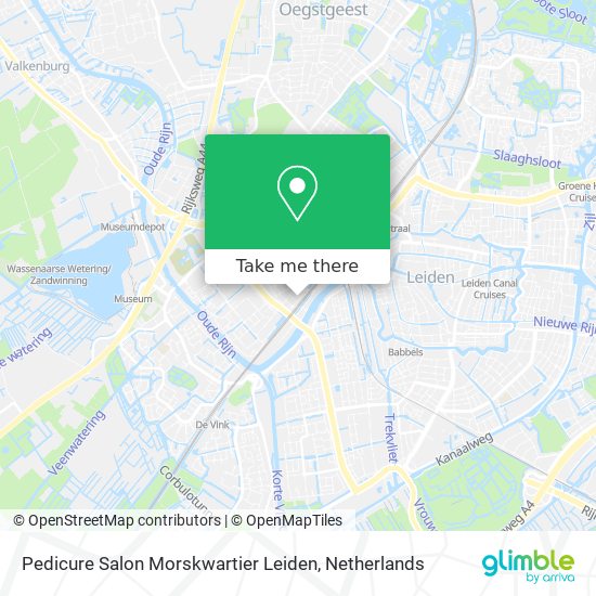 Pedicure Salon Morskwartier Leiden Karte