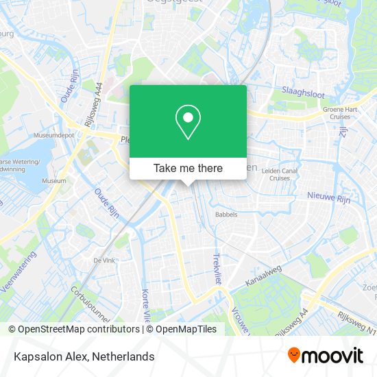 Kapsalon Alex map