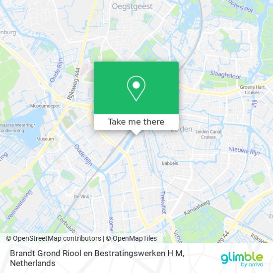 Brandt Grond Riool en Bestratingswerken H M map