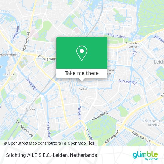 Stichting A.I.E.S.E.C.-Leiden map