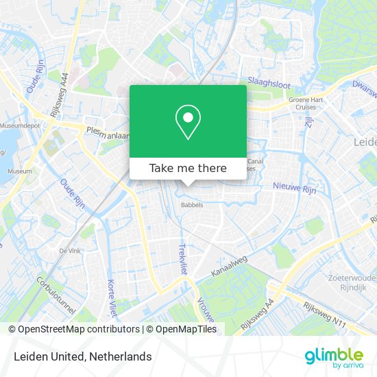 Leiden United map