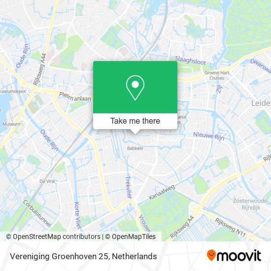 Vereniging Groenhoven 25 Karte