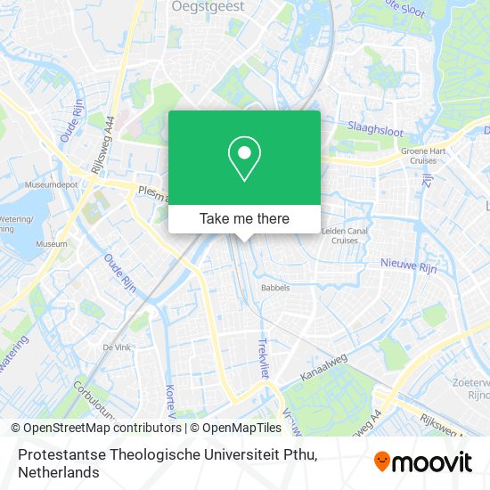 Protestantse Theologische Universiteit Pthu Karte