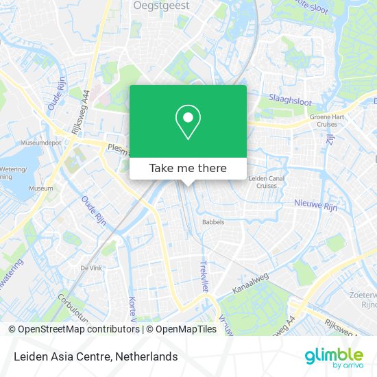 Leiden Asia Centre map