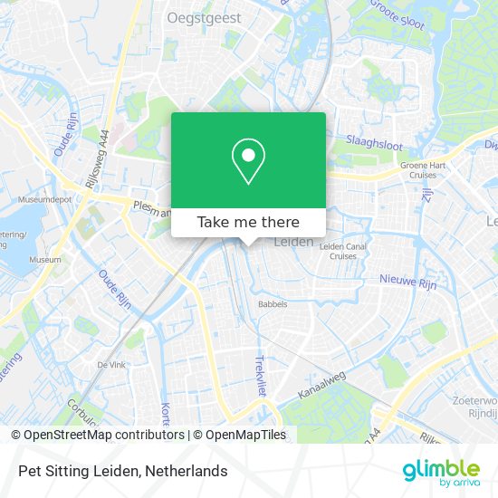 Pet Sitting Leiden map