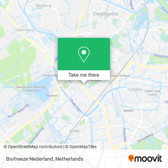 Biofreeze Nederland map