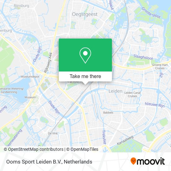 Ooms Sport Leiden B.V. Karte