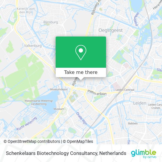 Schenkelaars Biotechnology Consultancy map