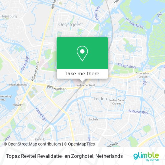 Topaz Revitel Revalidatie- en Zorghotel map