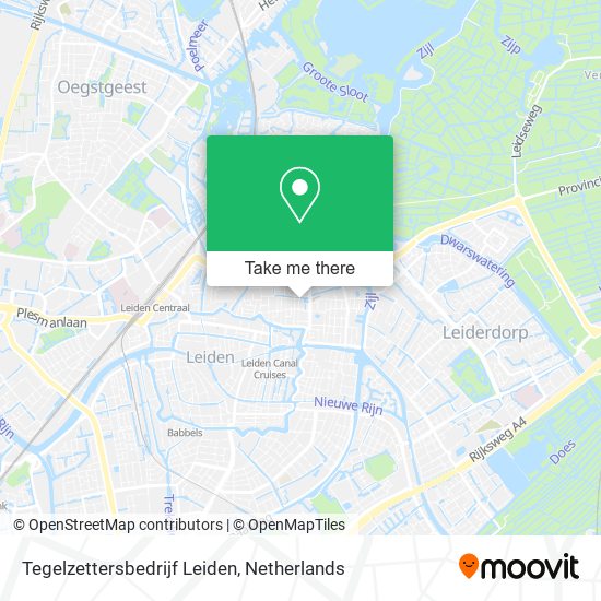 Tegelzettersbedrijf Leiden map