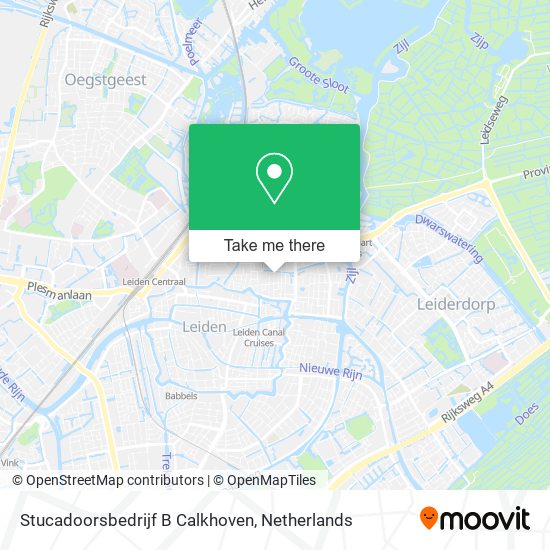 Stucadoorsbedrijf B Calkhoven map