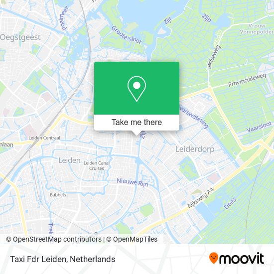 Taxi Fdr Leiden map