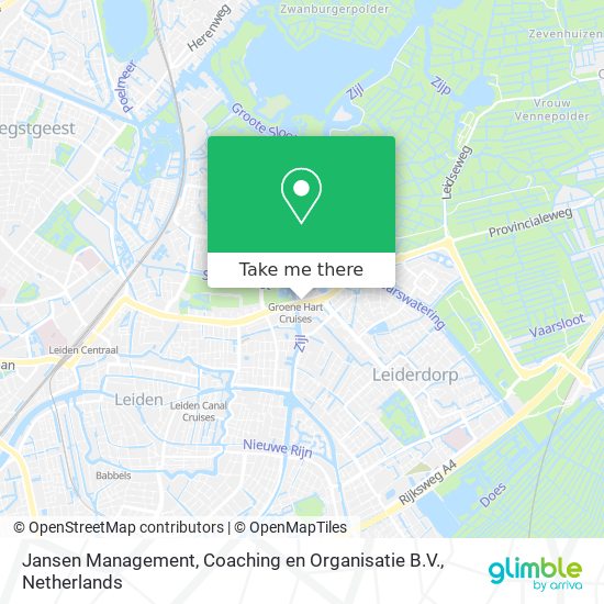 Jansen Management, Coaching en Organisatie B.V. Karte