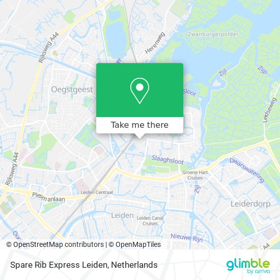 Spare Rib Express Leiden Karte