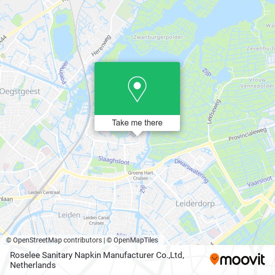 Roselee Sanitary Napkin Manufacturer Co.,Ltd map
