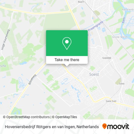 Hoveniersbedrijf Rötgers en van Ingen Karte