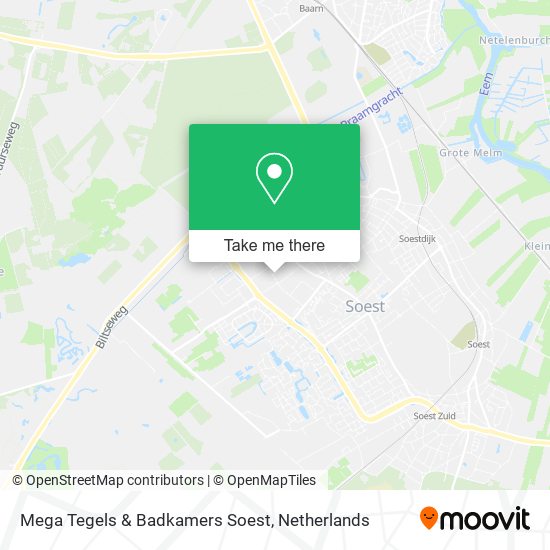 Mega Tegels & Badkamers Soest Karte