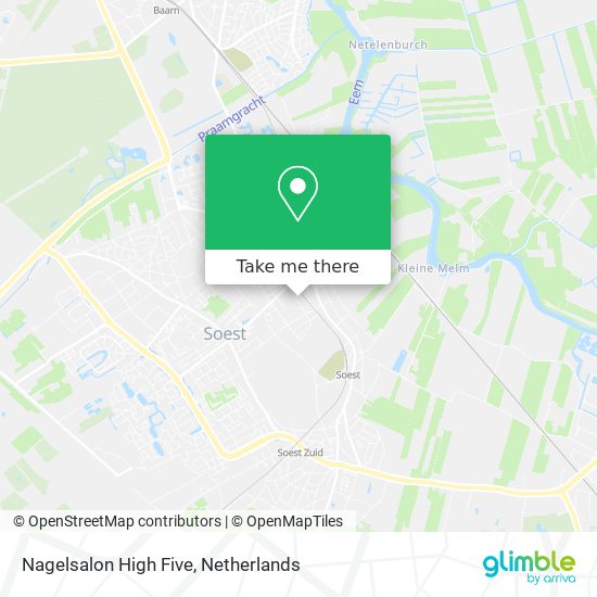 Nagelsalon High Five map