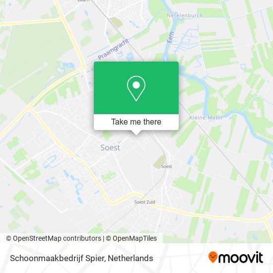 Schoonmaakbedrijf Spier map