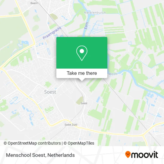 Menschool Soest map