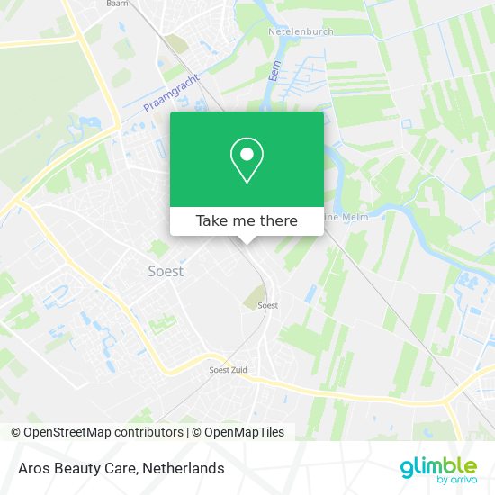 Aros Beauty Care map