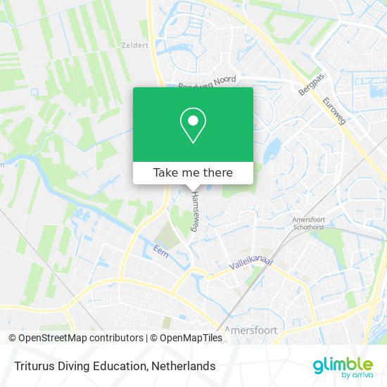 Triturus Diving Education map