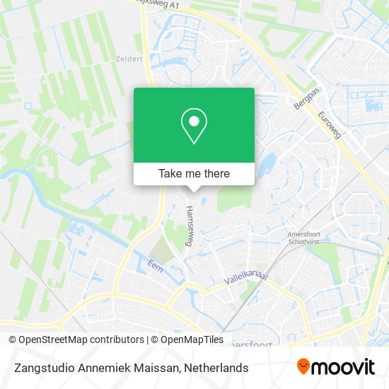 Zangstudio Annemiek Maissan map